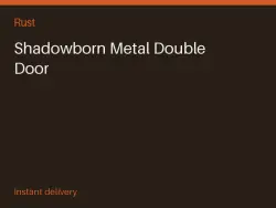 Shadowborn Metal Double Door #567854921 — Rust, лот №265639