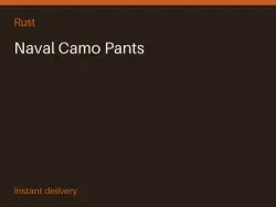 Naval Camo Pants #571169425 — Rust, лот №267597