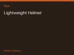 Lightweight Helmet #570550423 — Rust, лот №265652