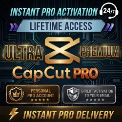 INSTANT DELIVERY 24/7 CapCut Pro /ULTRA/ UNLIMITED Lifetime Subscription | Warranty