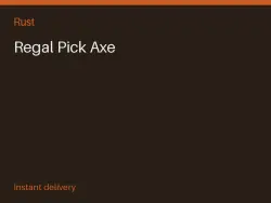 Regal Pick Axe #575728702 — Rust, лот №268274