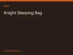 Knight Sleeping Bag #563659232 — Rust, лот №266413