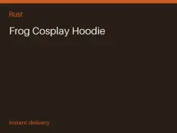 Frog Cosplay Hoodie #569683870 — Rust, лот №267508