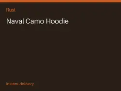 Naval Camo Hoodie #571749261 — Rust, лот №265764
