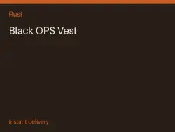 Black OPS Vest #574128812 — Rust, лот №265672