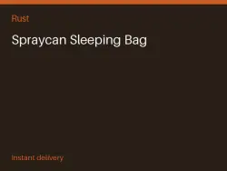 Spraycan Sleeping Bag #574649843 — Rust, лот №273699