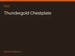 Thundergold Chestplate #570971833 — Rust, лот №265717