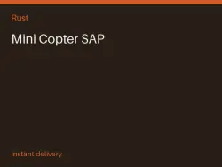 Mini Copter SAP #572234802 — Rust, лот №265731