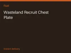 Wasteland Recruit Chest Plate #569577572 — Rust, лот №267657