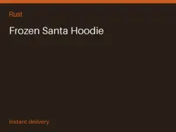 Frozen Santa Hoodie #575287422 — Rust, лот №267324