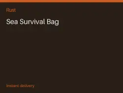 Sea Survival Bag #572846195 — Rust, лот №267328