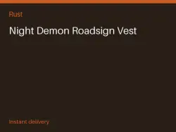 Night Demon Roadsign Vest #573102159 — Rust, лот №267664