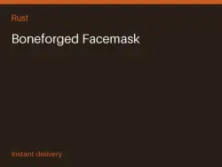 Boneforged Facemask #561288889 — Rust, лот №265793