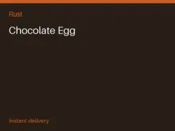 Chocolate Egg #567421770 — Rust, лот №265805