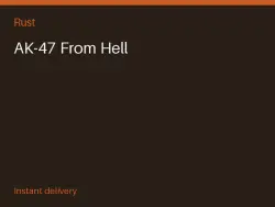 AK-47 From Hell #578381939 — Rust, лот №280490