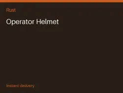 Operator Helmet #564668241 — Rust, лот №267252