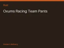 Oxums Racing Team Pants #569983469 — Rust, лот №268141