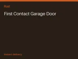 First Contact Garage Door #575427091 — Rust, лот №268092