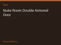 Nuke Room Double Armored Door #574565765 — Rust, лот №267776