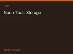 Neon Tools Storage #571804015 — Rust, лот №267330