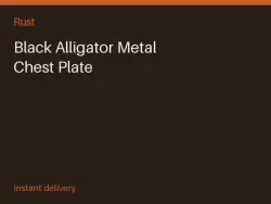 Black Alligator Metal Chest Plate #570051732 — скриншот 1