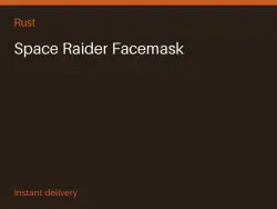 Space Raider Facemask #573840058 — Rust, лот №267947