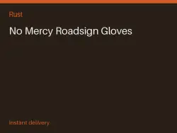 No Mercy Roadsign Gloves #574649756 — Rust, лот №267724