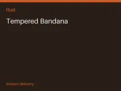 Tempered Bandana #574557701 — Rust, лот №267733