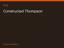 Constructed Thompson #575522521 — Rust, лот №265935