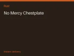 No Mercy Chestplate #571060228 — Rust, лот №267779