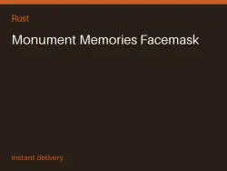 Monument Memories Facemask #571218305 — Rust, лот №265883