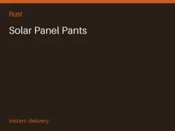 Solar Panel Pants #570142191 — Rust, лот №265908