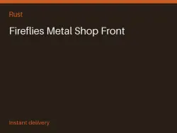Fireflies Metal Shop Front #573236748 — Rust, лот №273705
