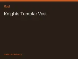 Knights Templar Vest #557302926 — Rust, лот №265962