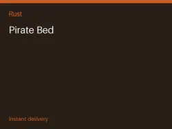 Pirate Bed #575218676 — Rust, лот №265963
