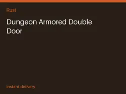 Dungeon Armored Double Door #575598334 — Rust, лот №265967