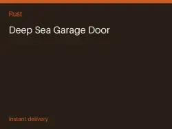Deep Sea Garage Door #569162928 — Rust, лот №265971