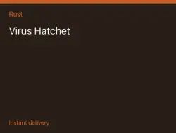 Virus Hatchet #574143939 — Rust, лот №265984