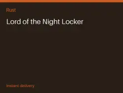 Lord of the Night Locker #568555407 — Rust, лот №266181
