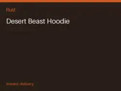 Desert Beast Hoodie #571002561 — Rust, лот №266034