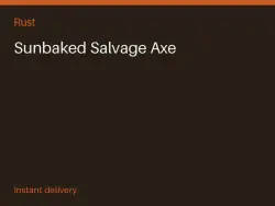 Sunbaked Salvage Axe #570939188 — Rust, лот №266044