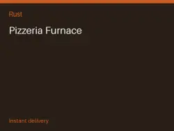 Pizzeria Furnace #571326884 — Rust, лот №266058