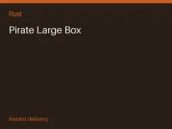 Pirate Large Box #573423205 — Rust, лот №266073