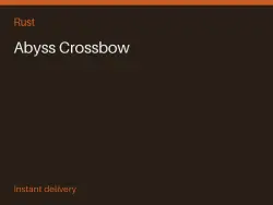 Abyss Crossbow #574930356 — Rust, лот №266104