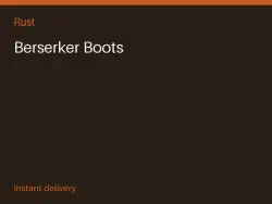 Berserker Boots #569615583 — Rust, лот №266125
