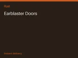 Earblaster Doors #574184602 — Rust, лот №266165