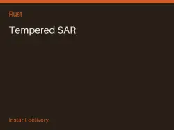 Tempered SAR #568569944 — Rust, лот №277884