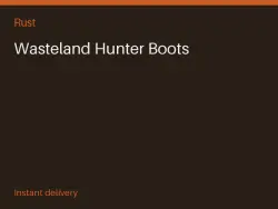Wasteland Hunter Boots #566955449 — Rust, лот №267407