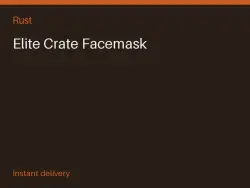 Elite Crate Facemask #569786476 — Rust, лот №267853