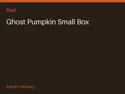 Ghost Pumpkin Small Box #569417256 — Rust, лот №266205